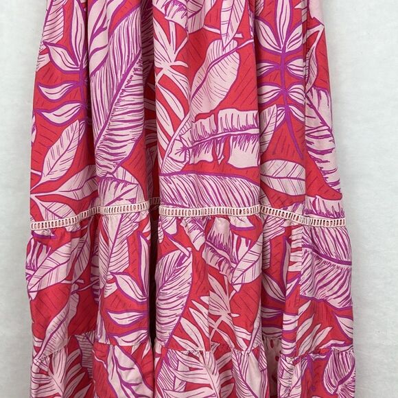 Girls size 14/16 Cat & Jack Long Dress from Target with CORAL w/ADJUSTABLE strap - Picture 4 of 9